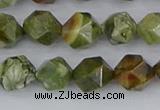 CRH542 15.5 inches 8mm faceted nuggets rhyolite beads wholesale