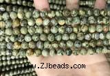 CRH571 15.5 inches 6mm round rhyolite gemstone beads wholesale