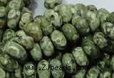 CRH96 15.5 inches 6*10mm rondelle rhyolite beads wholesale