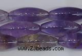 CRI100 15.5 inches 12*30mm rice natural ametrine gemstone beads