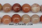 CRJ203 15.5 inches 12mm round natural red jade gemstone beads