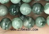 CRM201 15.5 inches 6mm round green mud jasper beads wholesale
