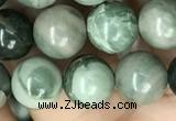 CRM202 15.5 inches 8mm round green mud jasper beads wholesale