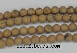 CRO08 15.5 inches 6mm round Chinese picture jasper beads wholesale