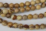 CRO09 15.5 inches 6mm round picture jasper beads wholesale