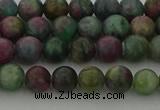 CRO1111 15.5 inches 6mm round ruby apatrite beads wholesale