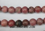 CRO127 15.5 inches 8mm round rhodochrosite beads wholesale