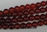 CRO20 15.5 inches 6mm round red agate gemstone beads wholesale