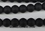 CRO245 15.5 inches 10mm round blackstone beads wholesale