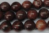 CRO296 15.5 inches 12mm round red picture jasper beads wholesale