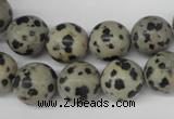 CRO320 15.5 inches 12mm round dalmatian jasper beads wholesale