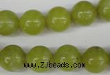 CRO331 15.5 inches 12mm round Korean jade beads wholesale