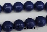 CRO345 15.5 inches 12mm round synthetic lapis lazuli beads wholesale