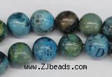 CRO355 15.5 inches 12mm round dyed feldspar beads wholesale