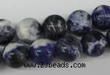 CRO358 15.5 inches 12mm round sodalite gemstone beads wholesale