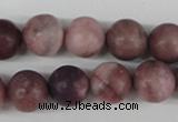 CRO392 15.5 inches 14mm round dyed kiwi stone beads wholesale