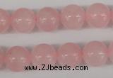 CRO397 15.5 inches 14mm round rose quartz beads wholesale