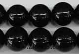 CRO420 15.5 inches 16mm round blackstone beads wholesale