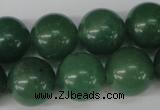 CRO434 15.5 inches 16mm round green aventurine beads wholesale
