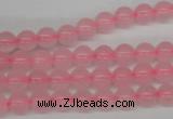 CRO48 15.5 inches 6mm round rose quartz beads wholesale