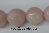 CRO545 15.5 inches 20mm round rose quartz beads wholesale