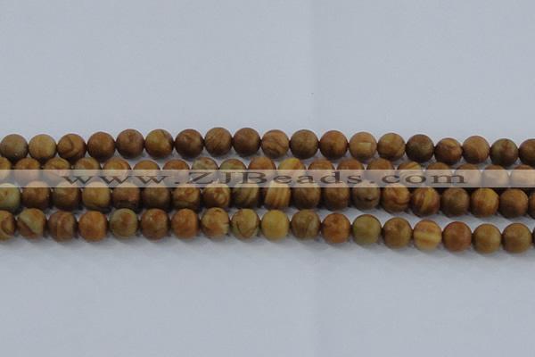 CRO553 15.5 inches 8mm round grain stone beads wholesale