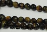 CRO709 15.5 inches 6mm – 16mm faceted round yellow tiger eye beads