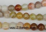 CRO86 15.5 inches 8mm round agate gemstone beads wholesale