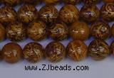 CRO881 15.5 inches 6mm round elephant blood stone beads