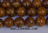 CRO882 15.5 inches 8mm round elephant blood stone beads