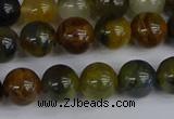 CRO903 15.5 inches 10mm round golden pietersite beads wholesale