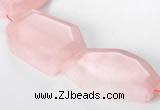 CRQ11 Freeform A grade natural rose quartz beads Wholesale