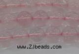 CRQ122 15.5 inches 8mm round natural rose quartz beads wholesale