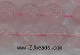 CRQ124 15.5 inches 12mm round natural rose quartz beads wholesale