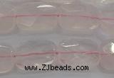 CRQ165 15.5 inches 12*16mm faceted rectangle natural rose quartz beads