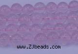 CRQ200 15.5 inches 4mm round Mozambique rose quartz beads