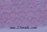 CRQ201 15.5 inches 6mm round Mozambique rose quartz beads