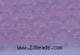 CRQ202 15.5 inches 8mm round Mozambique rose quartz beads