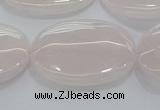 CRQ236 15.5 inches 18*25mm oval rose quartz beads wholesale