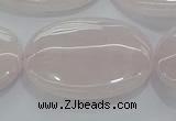 CRQ237 15.5 inches 22*30mm oval rose quartz beads wholesale