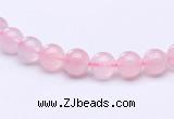 CRQ25 15.5 inches 4mm round natural rose quartz beads Wholesale