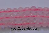 CRQ250 15.5 inches 4mm round rose quartz beads Wholesale