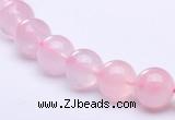 CRQ27 15.5 inches 8mm round natural rose quartz beads Wholesale