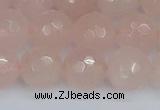 CRQ292 15.5 inches 12mm faceted round rose quartz gemstone beads