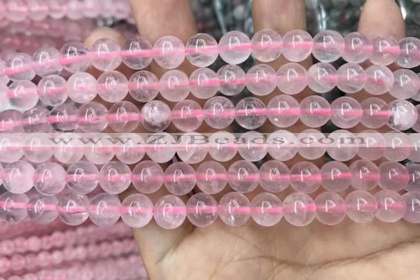 CRQ417 15.5 inches 8mm round rose quartz beads wholesale