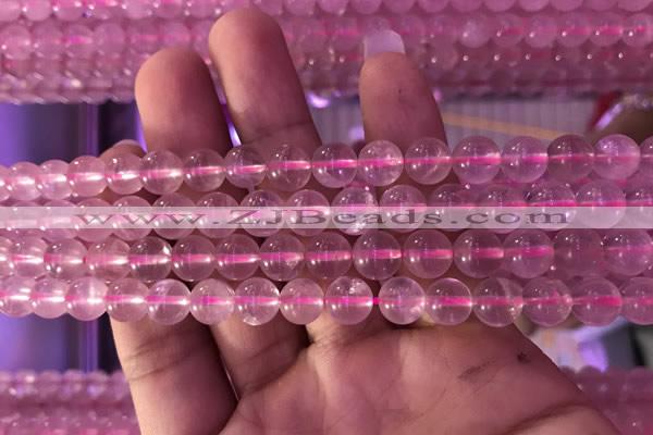 CRQ471 15.5 inches 8mm round rose quartz gemstone beads