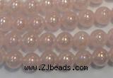 CRQ502 15.5 inches 8mm round AB-color rose quartz beads