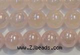 CRQ504 15.5 inches 12mm round AB-color rose quartz beads