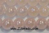 CRQ505 15.5 inches 14mm round AB-color rose quartz beads