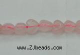 CRQ630 15.5 inches 8*8mm heart rose quartz beads wholesale